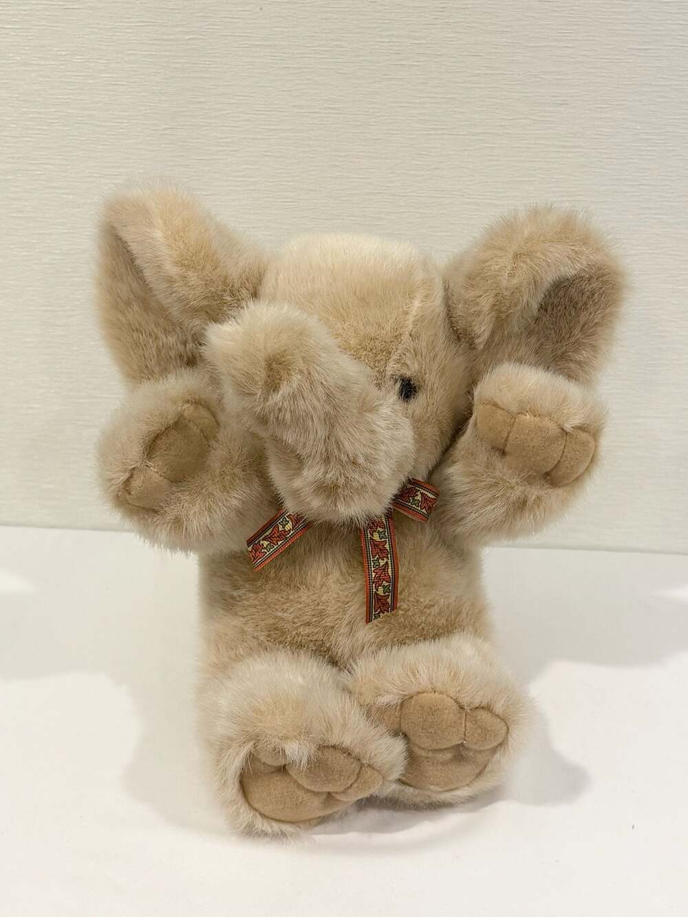 Plush Creations Vintage Tan Elephant Plush #3592 NWT